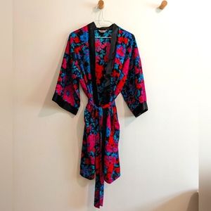 Vintage Mystique Silky Kimono Robe